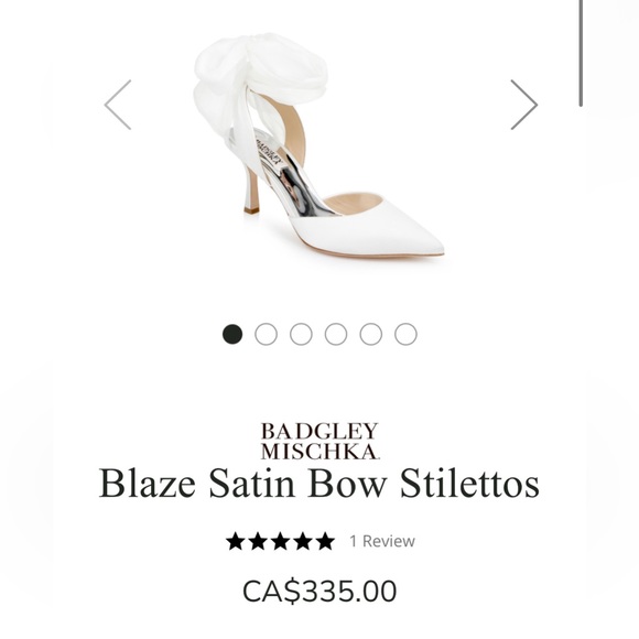 Badgley Mischka Blaze Satin Bow Stilettos - Picture 9 of 17